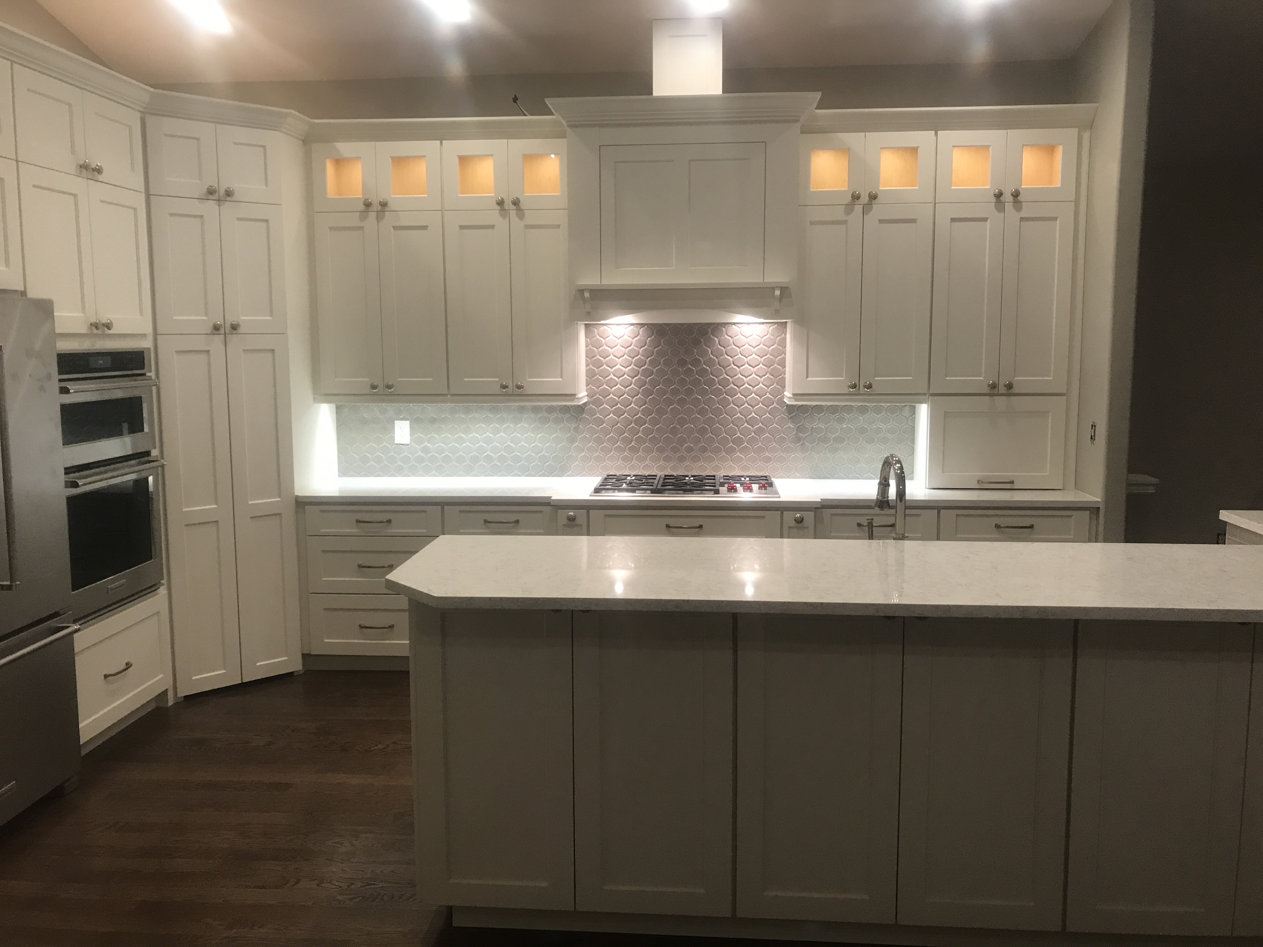 White Cabinets - Sathers Project